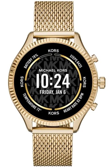 michael kors access lexington gen 5 display smartwatch mkt5080|Gen 5 Lexington Gold.